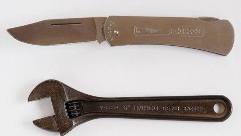 Bahco Garden Knife 「魚と釣り針」印のバーコ・ナイフ