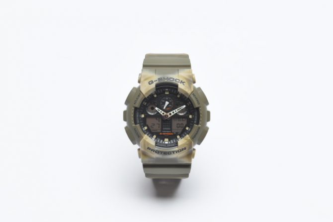 あのすばらしい「G-SHOCK」が迷彩になりました。