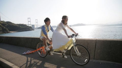 サイクリングの聖地で愛を誓う！ 「しまなみ婚」スタート