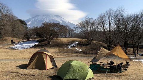 2月の田貫湖キャンプ場［読者投稿記事］