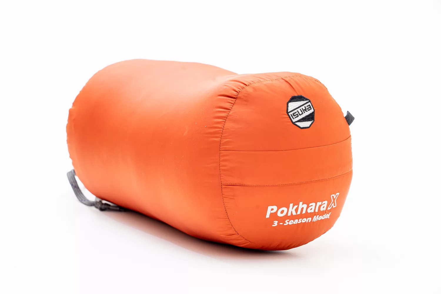 グースダウン使用✨マミー型寝袋　アウトドア　防水　シュラフ オレンジ　700g仮眠