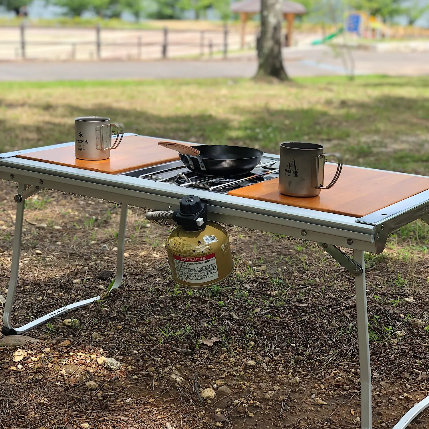 最新品国産「スノーピーク キャンプ テーブル エントリーIGT テーブル・チェア・ハンモック