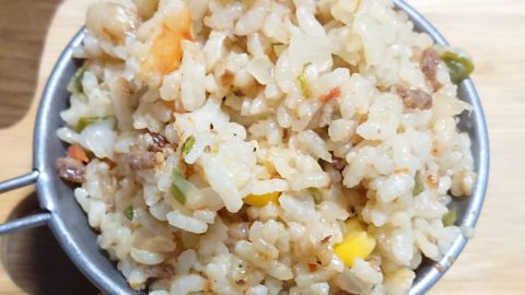 余った炊き込みご飯で炒飯を作りました。［読者投稿記事］