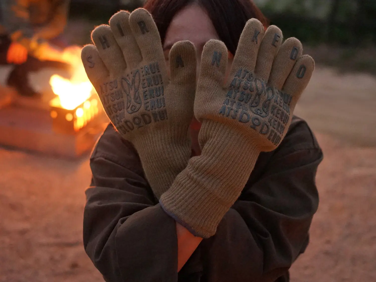 ソロキャンプ セットで⚫︎パップテント(軍幕)⚫︎焚き火台⚫︎革手袋 