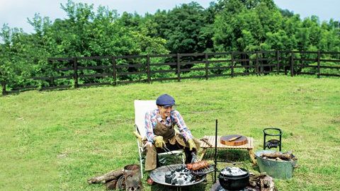 焚き火のそばでじっくり削ぎ食い！豪快トルコ料理「ケバブ」をつくろう