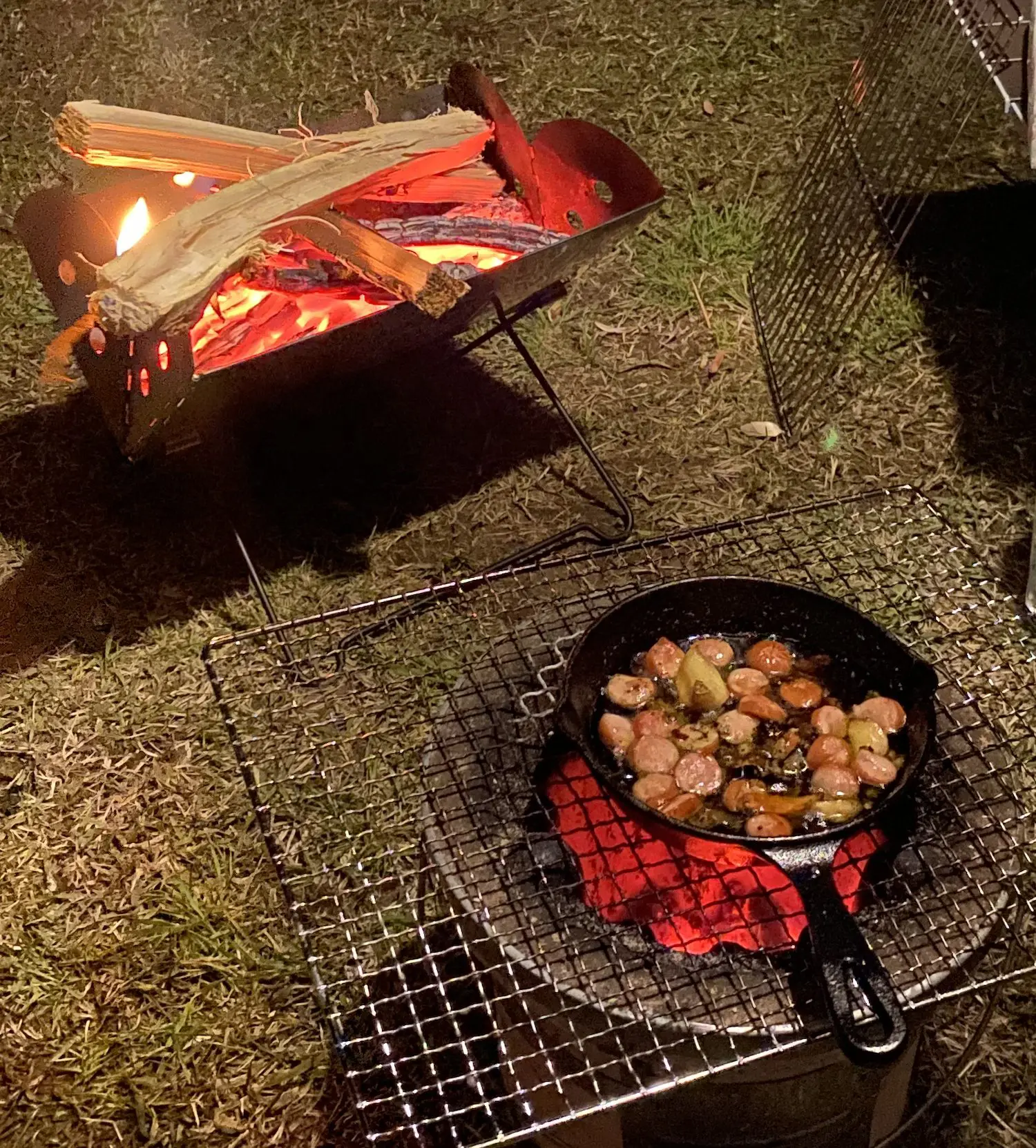 卓上七輪 ソロキャンプ 1人BBQ - アウトドア