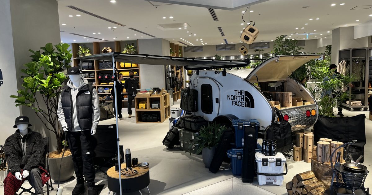 ゴールドウインが初のキャンプ特化型店舗「THE NORTH FACE CAMP」ほか