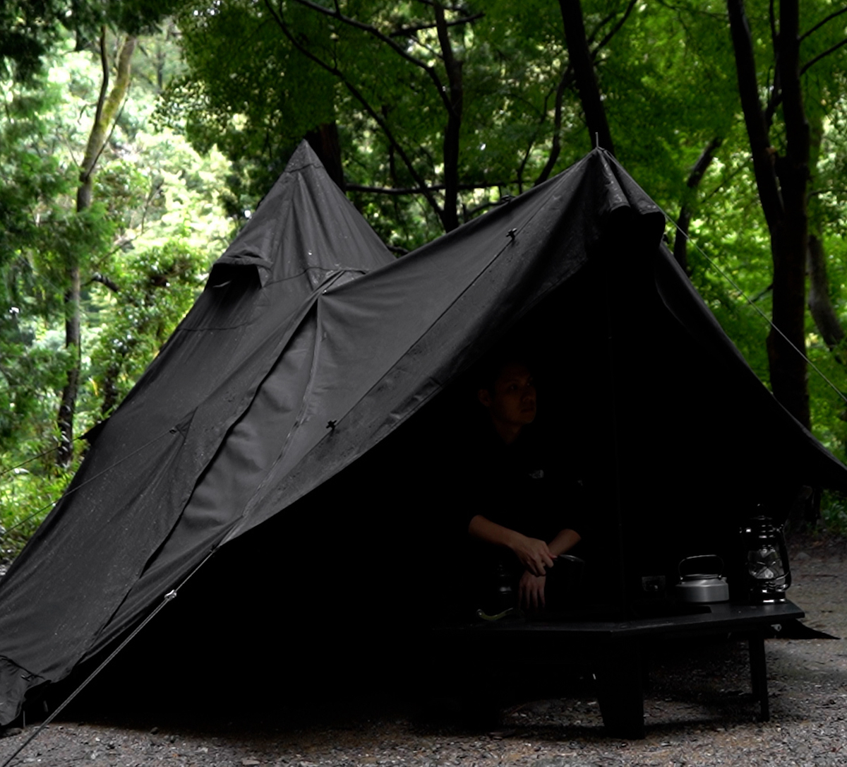 かわいい新作 ブラック タープ テント アウトドア キャンプ インナーテント キャノピー