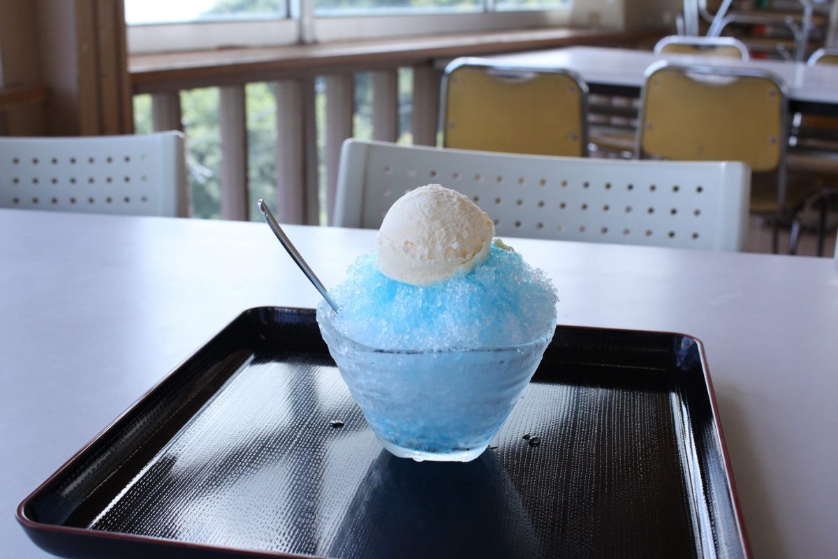筑波山で食べるかき氷