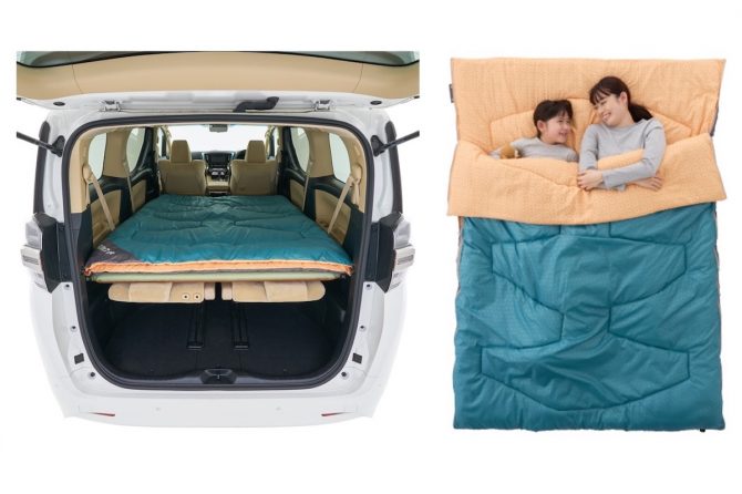 ミニバン車中泊にぴったりのロゴス‟ダブルサイズ寝袋”は丸洗いもOK！