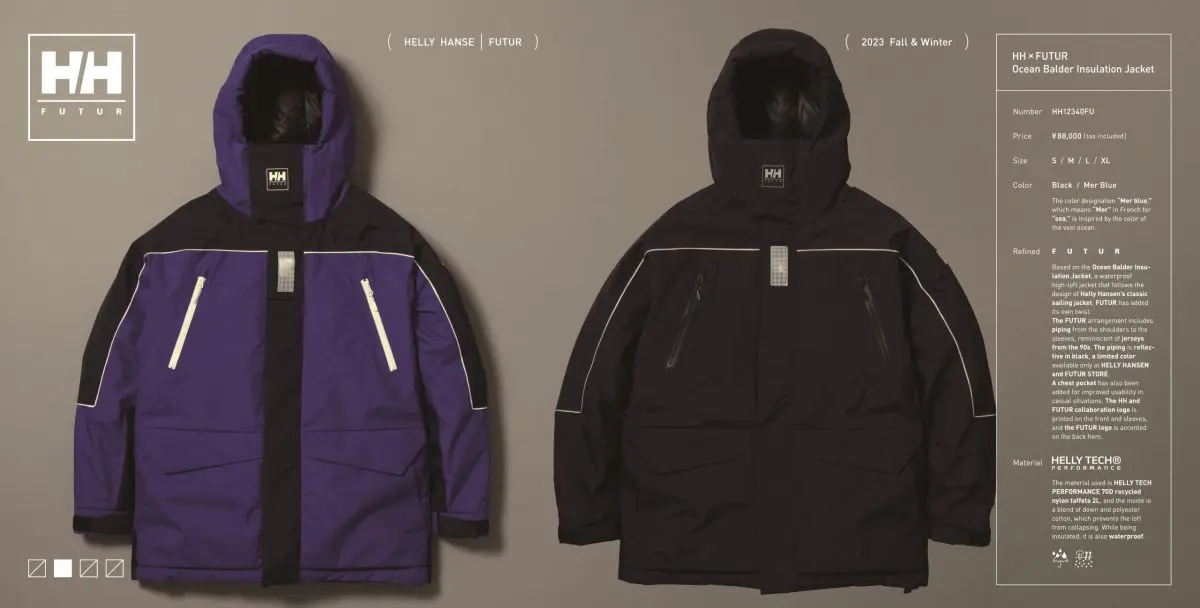 HELLY HANSEN×FUTURのコラボ第3弾は定番セーリングジャケットを