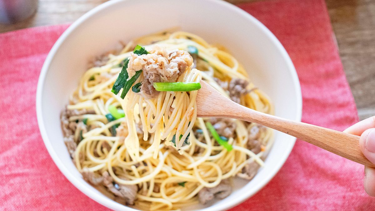 スパイスザパンチの焼肉ペペロンチーノ