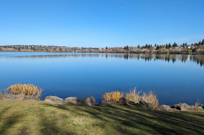 湖畔の移りゆく季節の風景を感じる公園「グリーン・レイク・パーク」【アメリカ西海岸・シアトルで絶景街ハイク（2）】