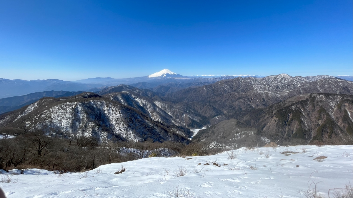 塔ノ岳山頂からの絶景