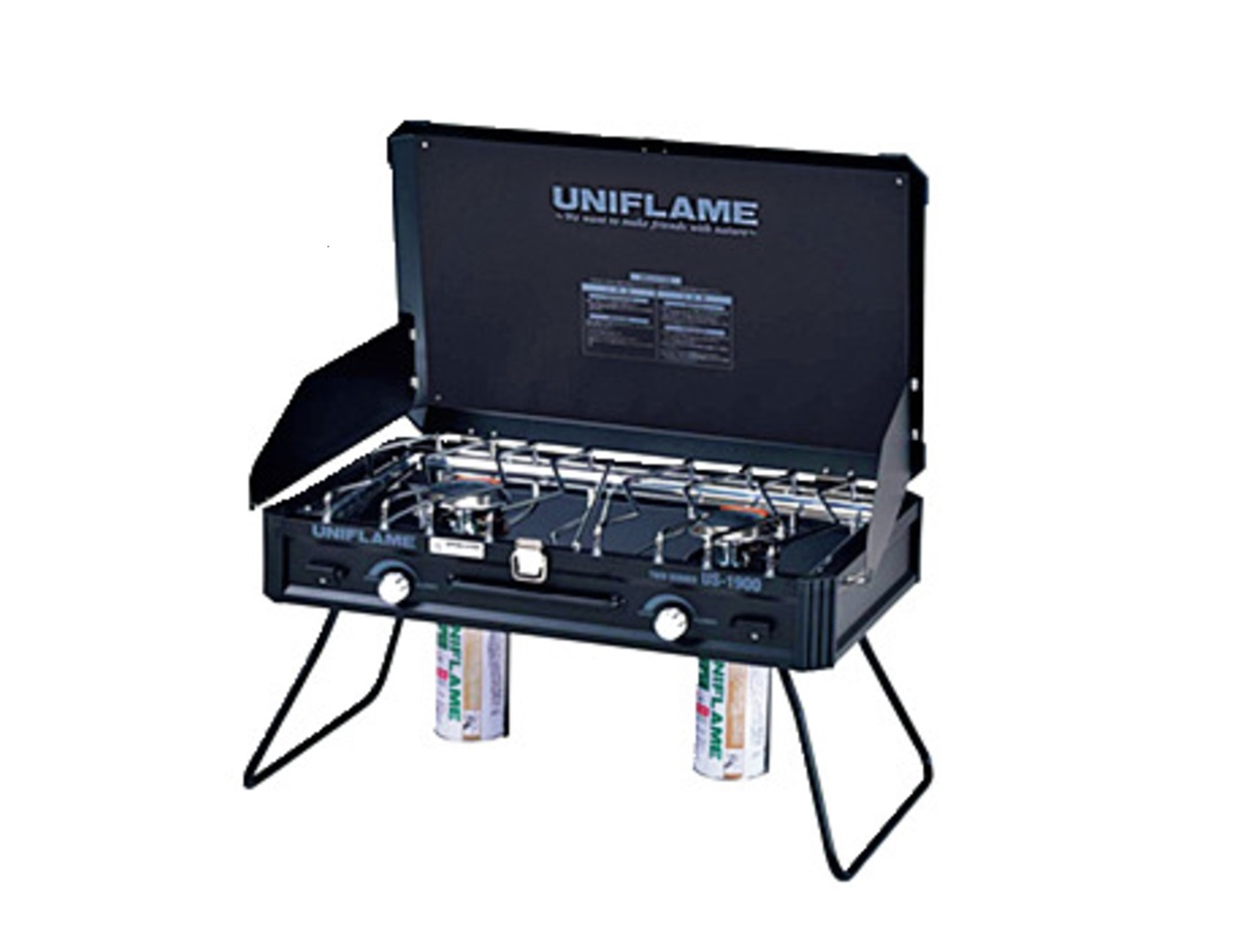 UNIFLAME（ユニフレーム）／ツインバーナーUS-1900 ブラック LTD