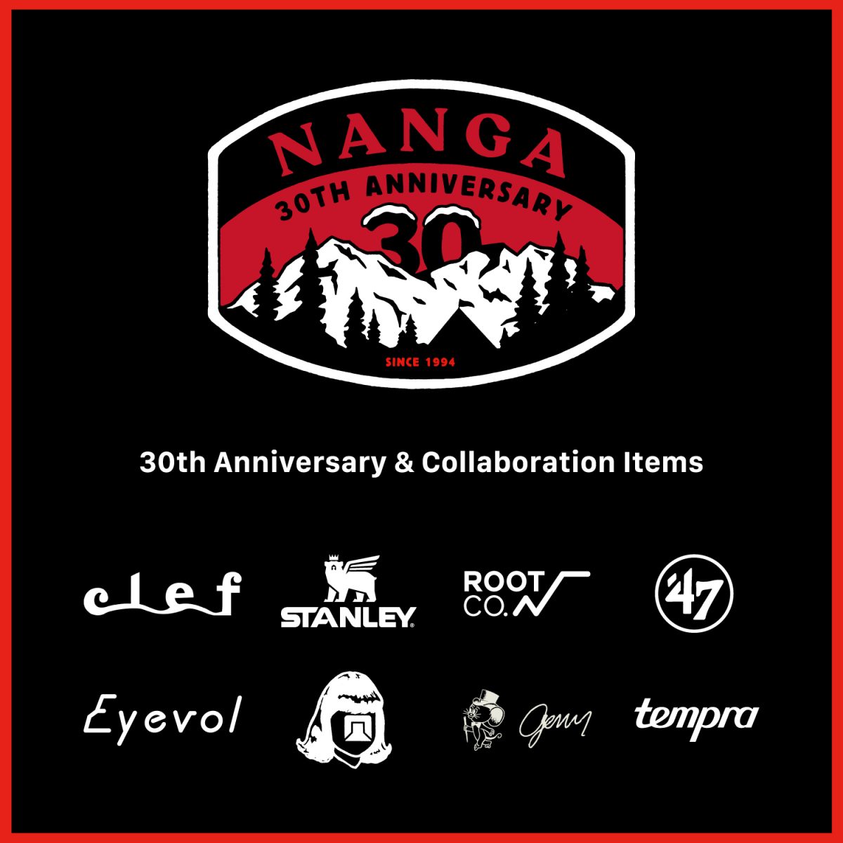 NANGA誕生30周年記念第一弾！アニバーサリー＆スタンレーほかコラボアイテムが続々登場