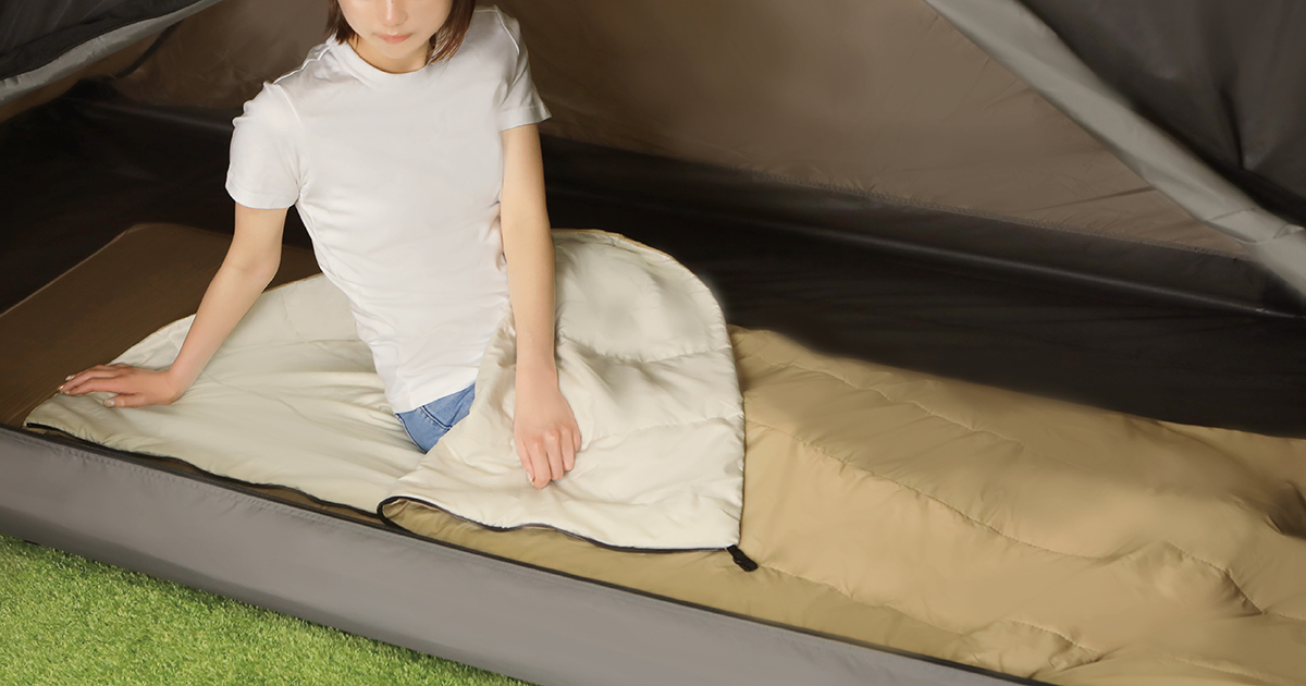 真夏のテント泊には夏用の寝袋が欲しい！VASTLANDの「夏用封筒型シュラフ」はいかが？