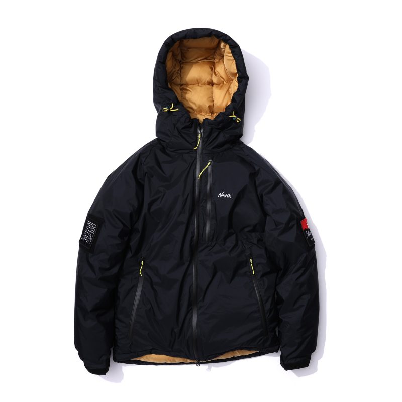 「NANGA×TENKAIPPIN AURORA TEX DOWN JACKET」¥69,300　Size：S-XL　Color：BLK