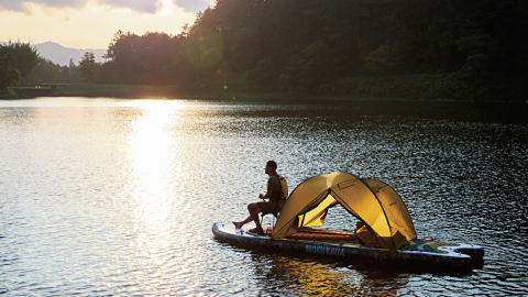 スーパーSUPで湖上の漂流CAMP、はじめませんか？