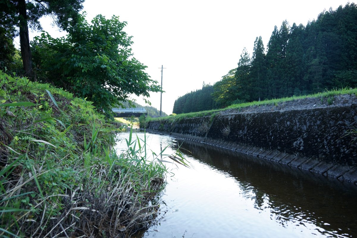 水切り石の川のイメージ