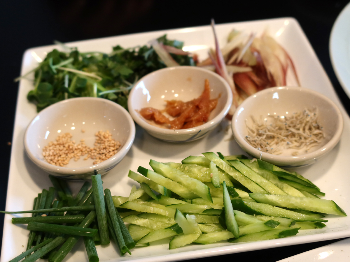 サラダ代わりの野菜