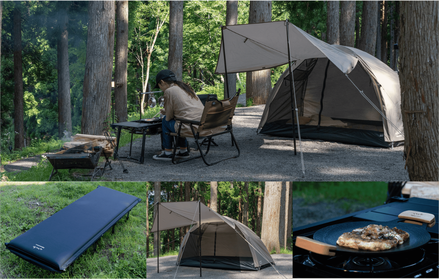 Alpen Outdoorsから、キャンプデビューにぴったりのテントやグリルパンなど6アイテムが新登場！