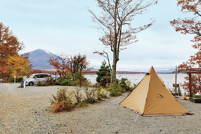 富士山が見えるキャンプ場