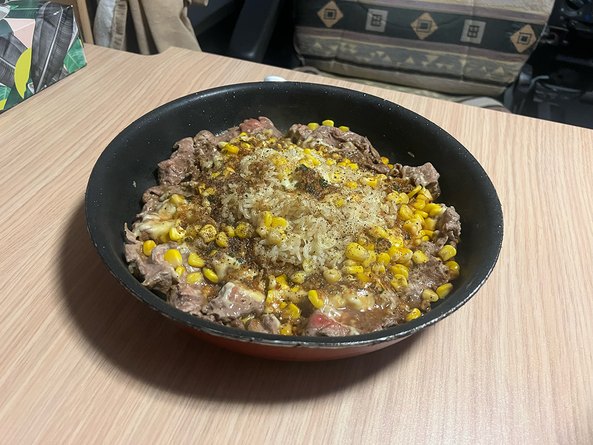 ペッパーランチ風混ぜご飯