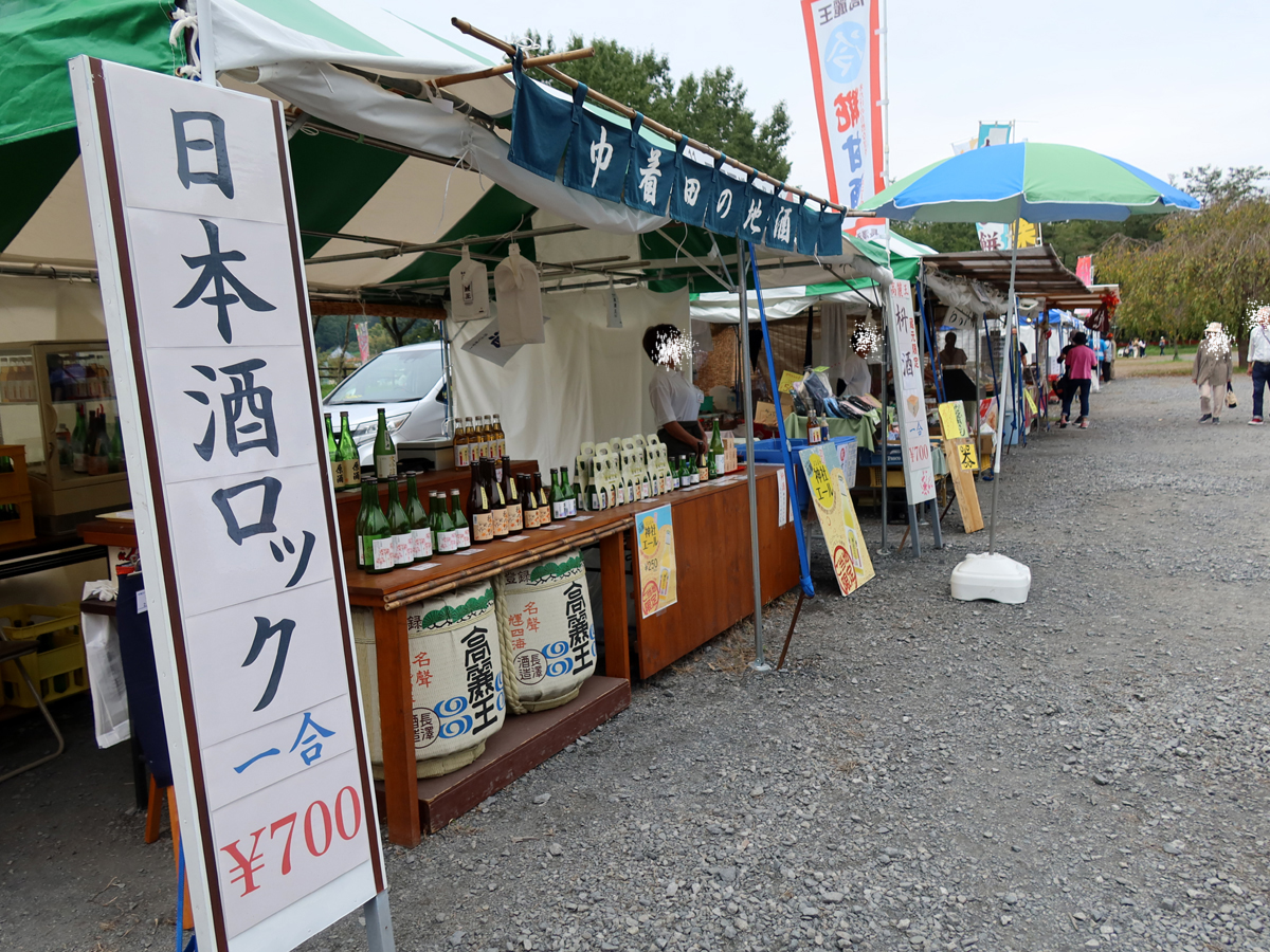 地酒を売る出店