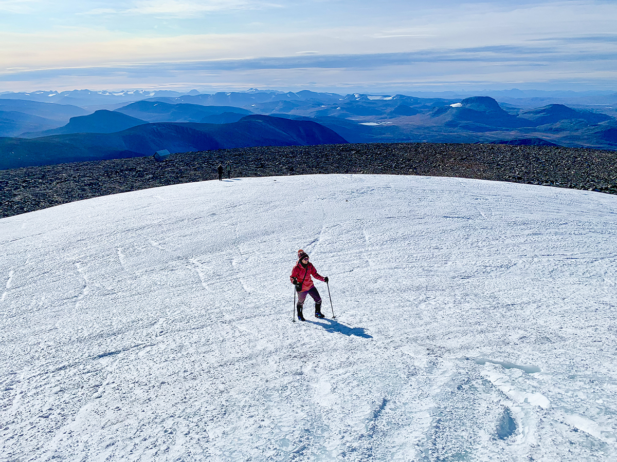 ケブネカイセ山頂からの景色