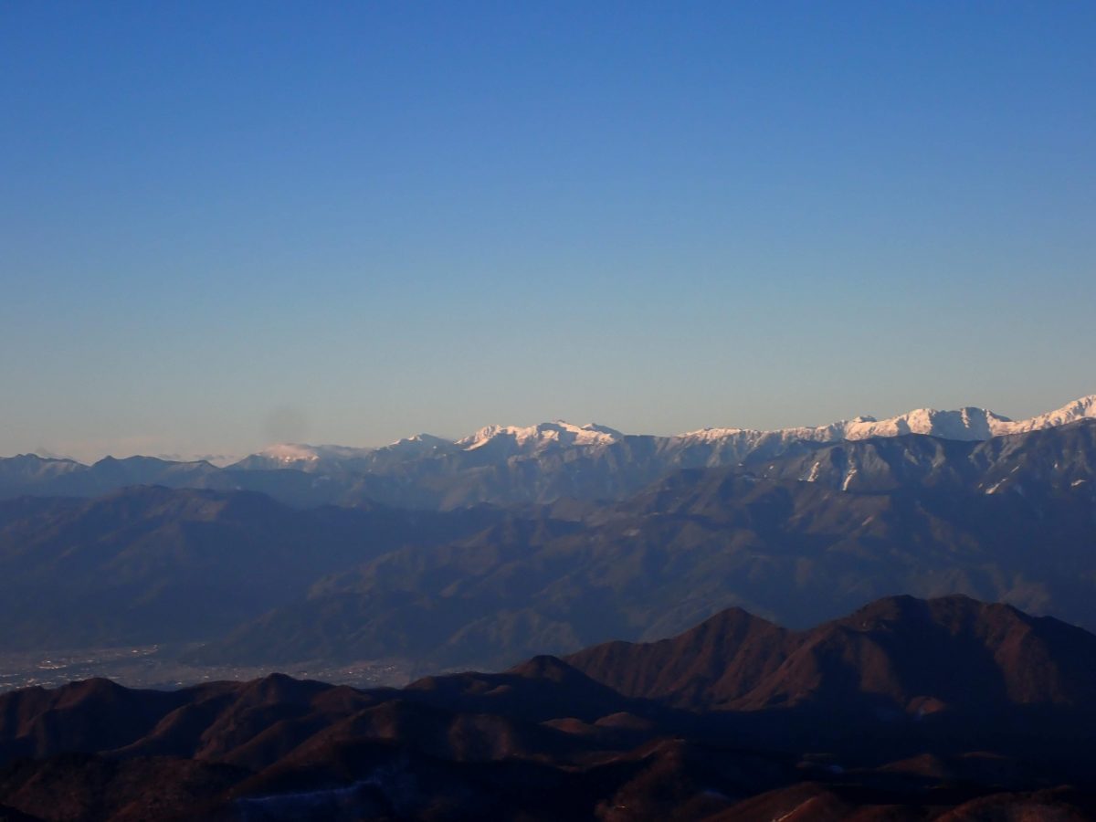 山から見た景色