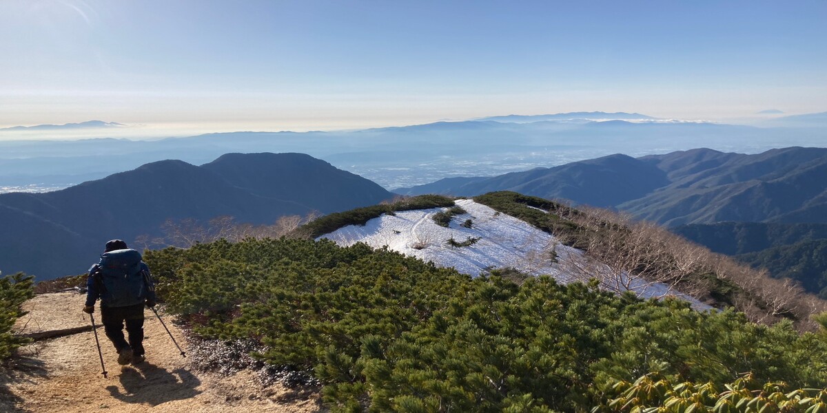 山から見た景色