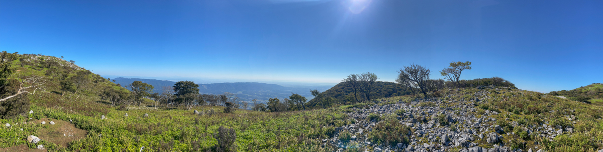 藤原山荘近からの絶景