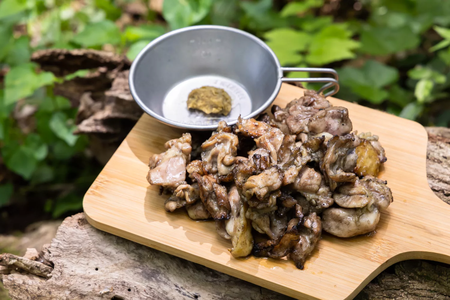 炭火焼き鳥と柚子胡椒