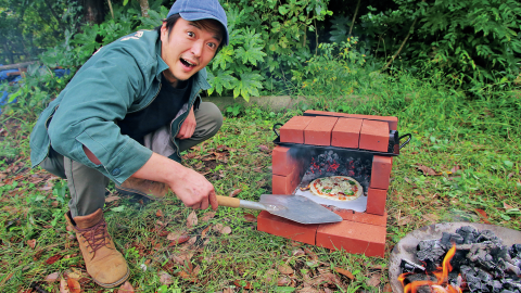 SDGs的ピザの完成！野菜くずを活用した「おせちピザ作り」に挑戦してみた