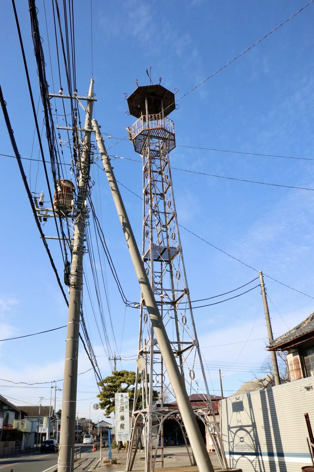 中山道・深谷宿の火の見櫓