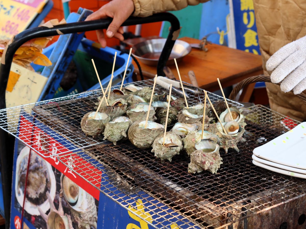 サザエつぼ焼き