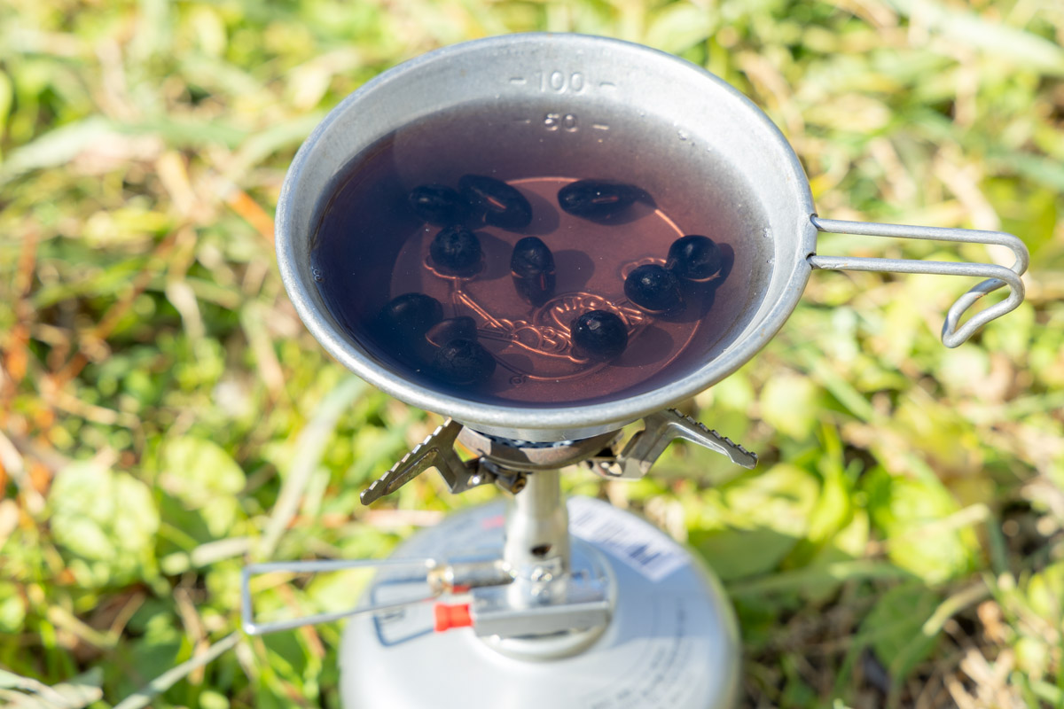 温まったら黒豆茶の完成