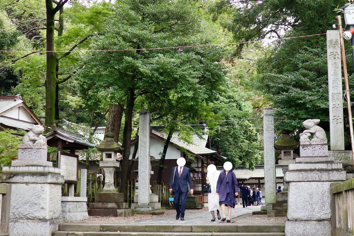 中山道 つき神社